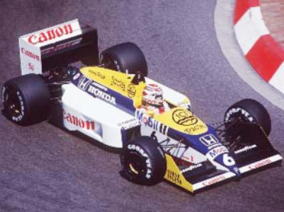 За рулем Williams FW11B-Honda